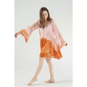 Young Fabulous & Broke Yfb Boho Dress Tie Dye Flowy Size Medium